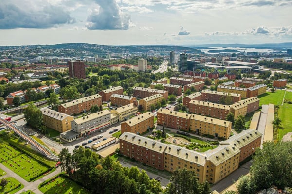 Ulven borettslag - Geoenergi reduserer kostnadene med over 60 %