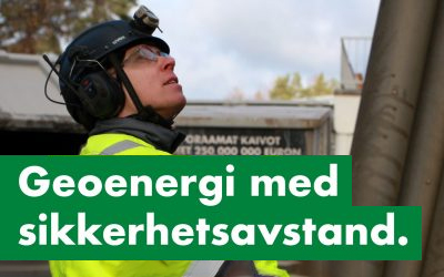 Prosjekter innen geoenergi kan utføres med sosial distansering