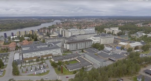 Bergvarme gir store fordeler for Norrland universitetssykehus