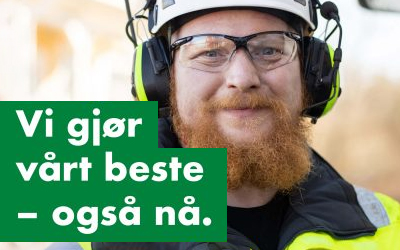 Informasjon vedrørende prosjektfremdrift som følge av COVID-19